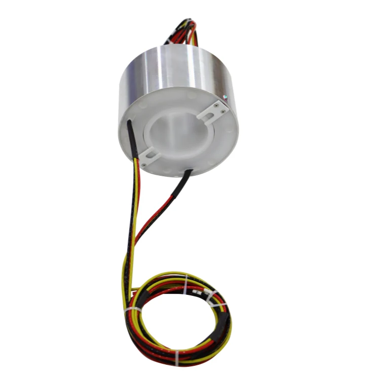 DHK070-6-20A 70mm through hole slip ring 6 channels 20A maintenance-free — through bore slip rings manufactured by INGIANT
