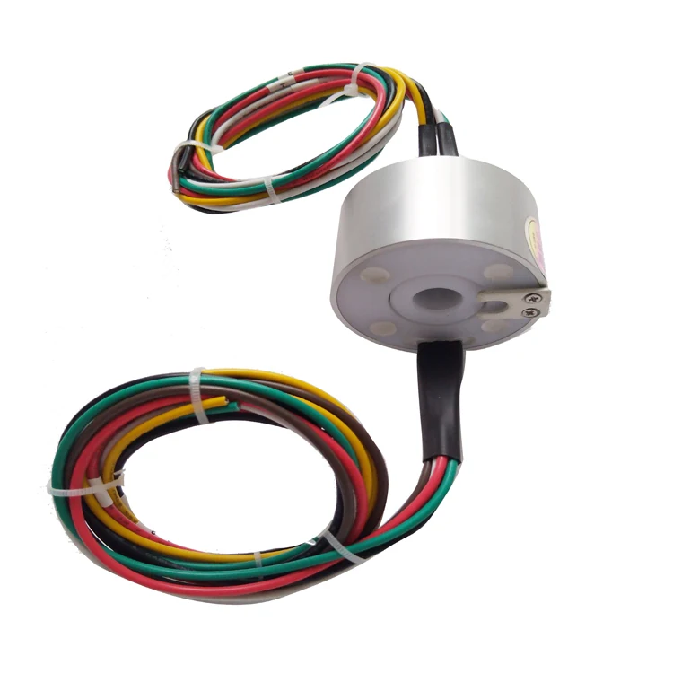 DHK012-6-10A Ingiant Standard hole diameter 12mm series through hole slip ring 12 channels 10A, view 3