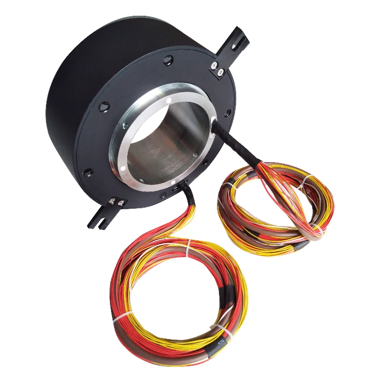 DHK150-7 standard series through hole slip ring hole diameter 150mm 7 channels power — through bore slip rings manufactured by INGIANT