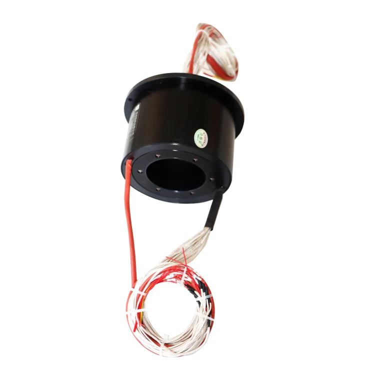 DHK070-17 Ingiant through hole slip ring standard hole diameter 70mm transmission 17channels signal and power, view 3