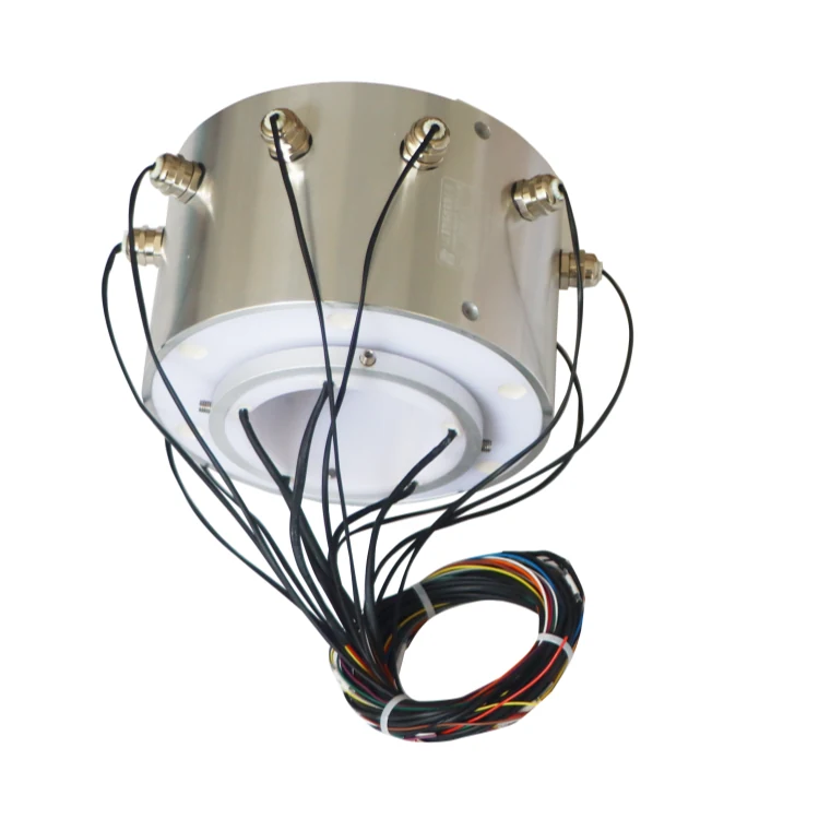 DHK070-20-1A Ingiant inner diameter 70mm through hole slip ring 20 channels 1A — through bore slip rings manufactured by INGIANT