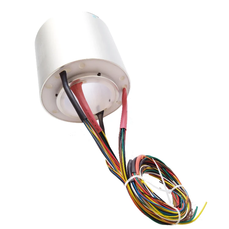 DHK080-28 Ingiant standard hole diameter 80mm through hole slip ring 28 channels — through bore slip rings manufactured by INGIANT