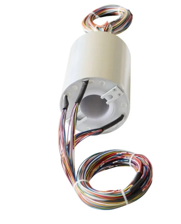 DHK050-60-5A Through Hole Slip Ring Double Heads Spot Welding Machine 60 Circuit diameter 50mm — through bore slip rings manufactured by INGIANT