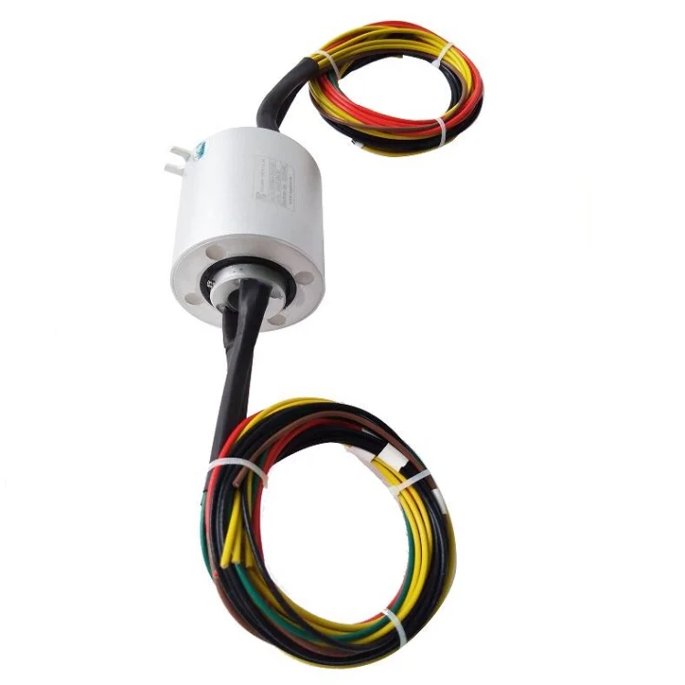 Ingiant through hole slip ring 3 channels 40A and 2 channels 10A, view 2