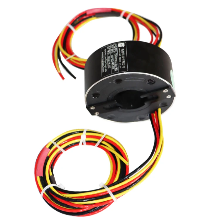 DHK038-6-20A-002 Standard hole diameter 38mm through hole slip ring 6 channels 20A, view 3
