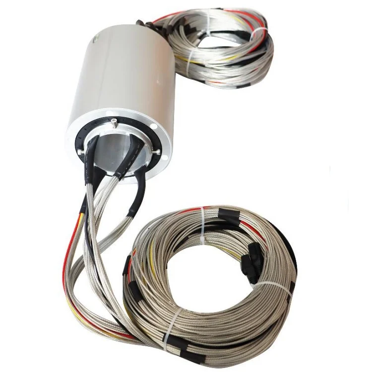 DHK080F-52 Integral precision through hole slip ring with a through hole diameter of 80mm — through bore slip rings manufactured by INGIANT