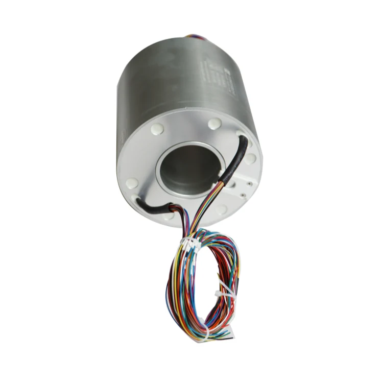 Standard hole diameter 50mm through hole slip ring 40 channels 2A — through bore slip rings manufactured by INGIANT