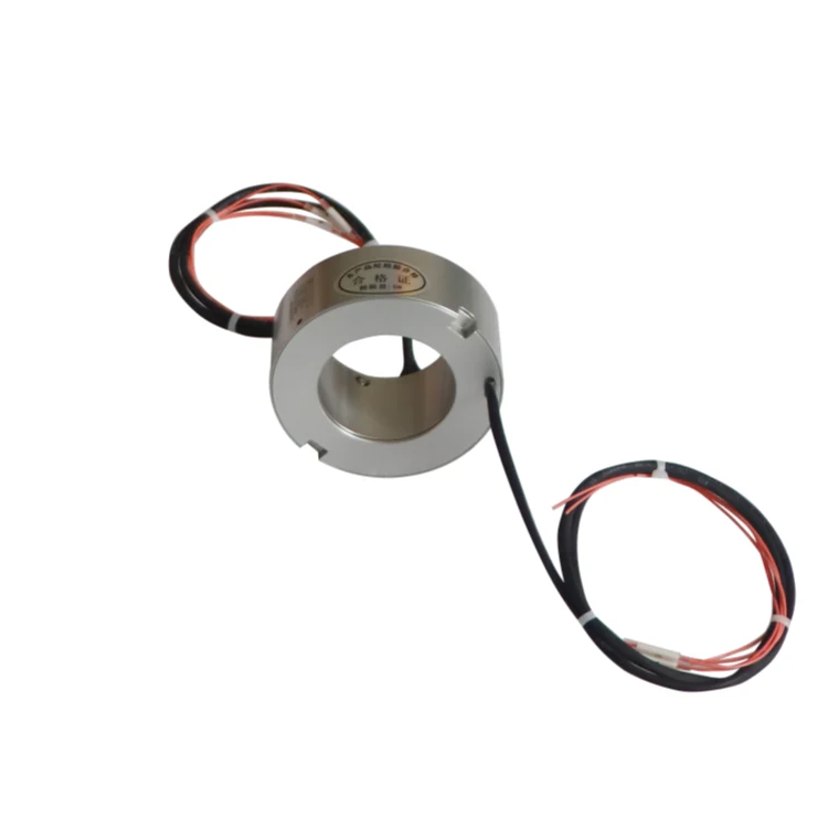 DHK035-4-1A Ingiant through hole slip ring hole diameter 35mm with 4 channels 1A power widely used for automation equipment, view 3