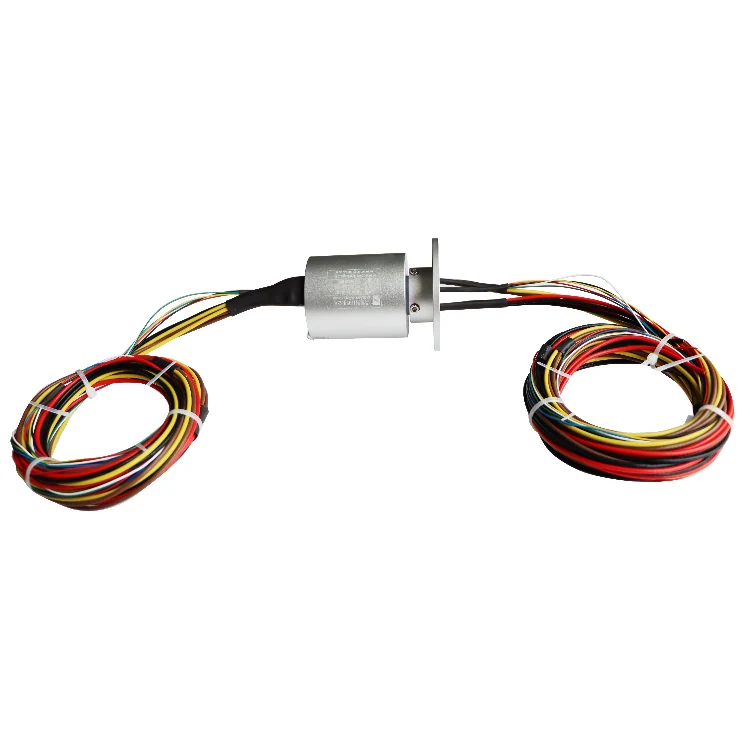 DHK012-10-002 Standard through hole slip ring hole diameter 12mm 10 channels maintenance free, view 2