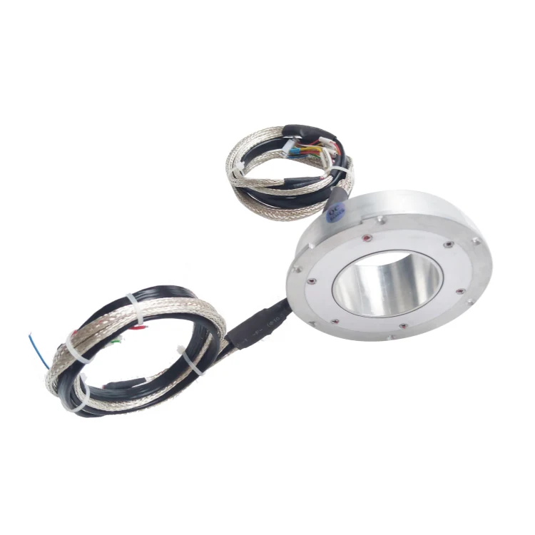 DHK045-10-002 Ingiant Through hole slip ring inner diameter 45mm with 10 channels electric signal for CNC machining center, view 3