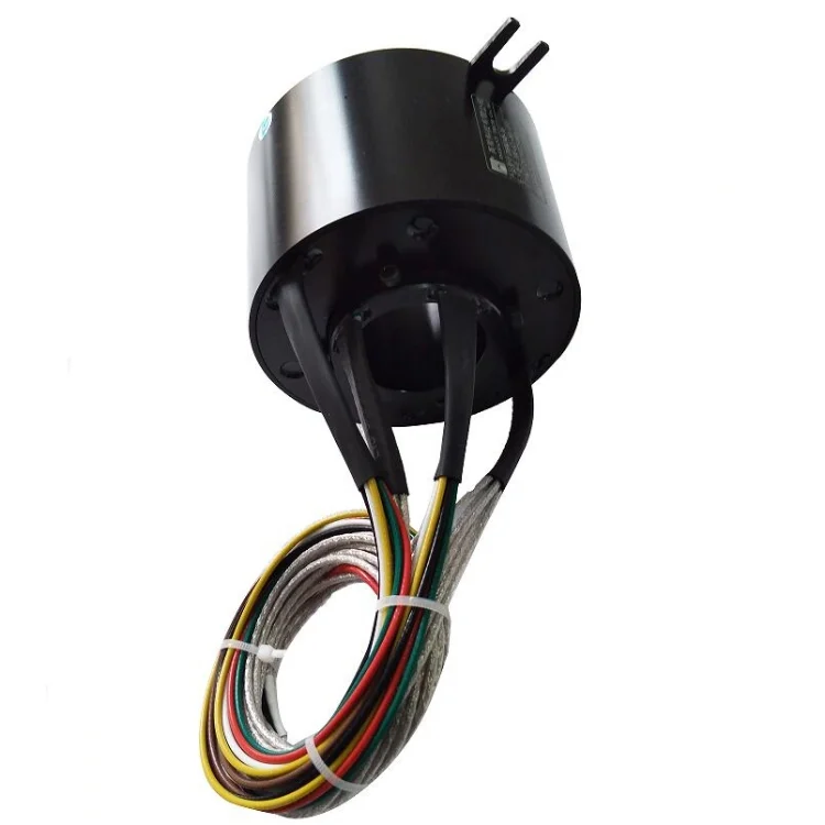 Through hole slip ring super long life 6 channels 20A and 10 channels 2A, view 2