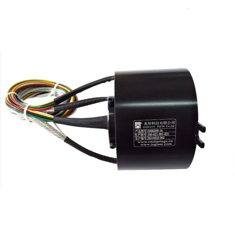 Through hole slip ring super long life 6 channels 20A and 10 channels 2A, view 3
