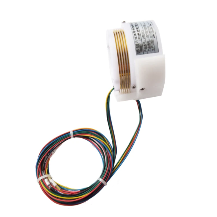 DHK035-5 Ingiant through hole slip ring without housing hole diameter 35mm with 5 channels power, view 2