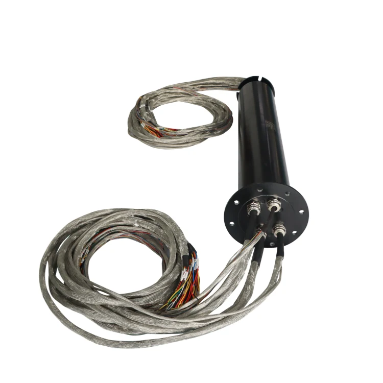 DHS200F-148 Non standard custom aperture 200m waterproof conductive slip ring — customized slip rings manufactured by INGIANT