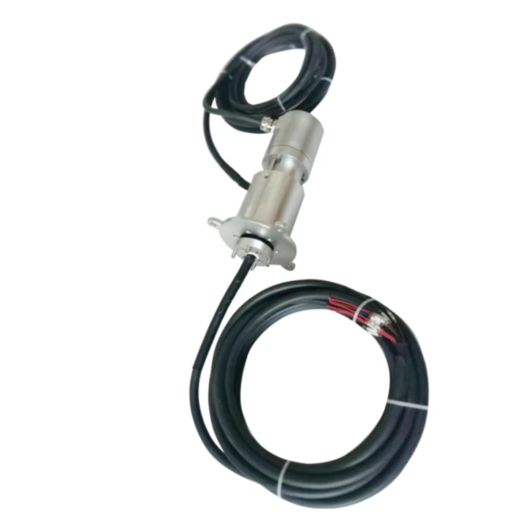 DHS065F-15-2A-002 Non-standard custom waterproof conductive slip ring 65mm15 channels power and signal (2A/ring) — customized slip rings manufactured by INGIANT