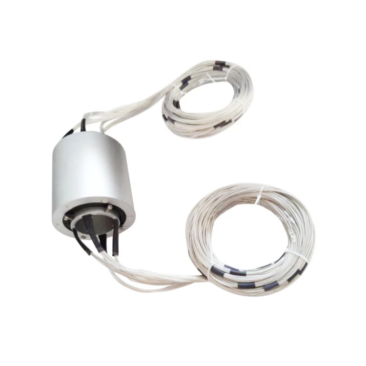 DHK070F-26-5A waterproof conductive slip ring 26 channels 5A through hole slip ring hole diameter 70mm — through bore slip rings manufactured by INGIANT