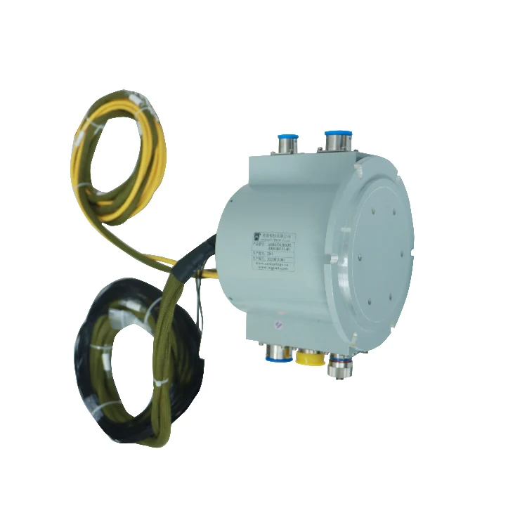 DHS140F-31-4F Non standard customization waterproof optoelectronic rotary joint with 4 channel optical fiber — fiber optic rotary joints manufactured by INGIANT