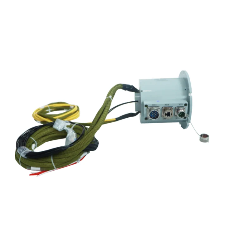DHS140F-31-4F Non standard customization waterproof optoelectronic rotary joint with 4 channel optical fiber, view 2
