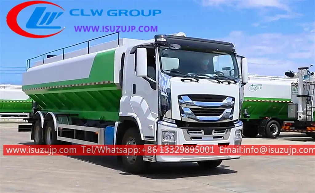 6×4 Isuzu Giga 15 ton animal feed truck