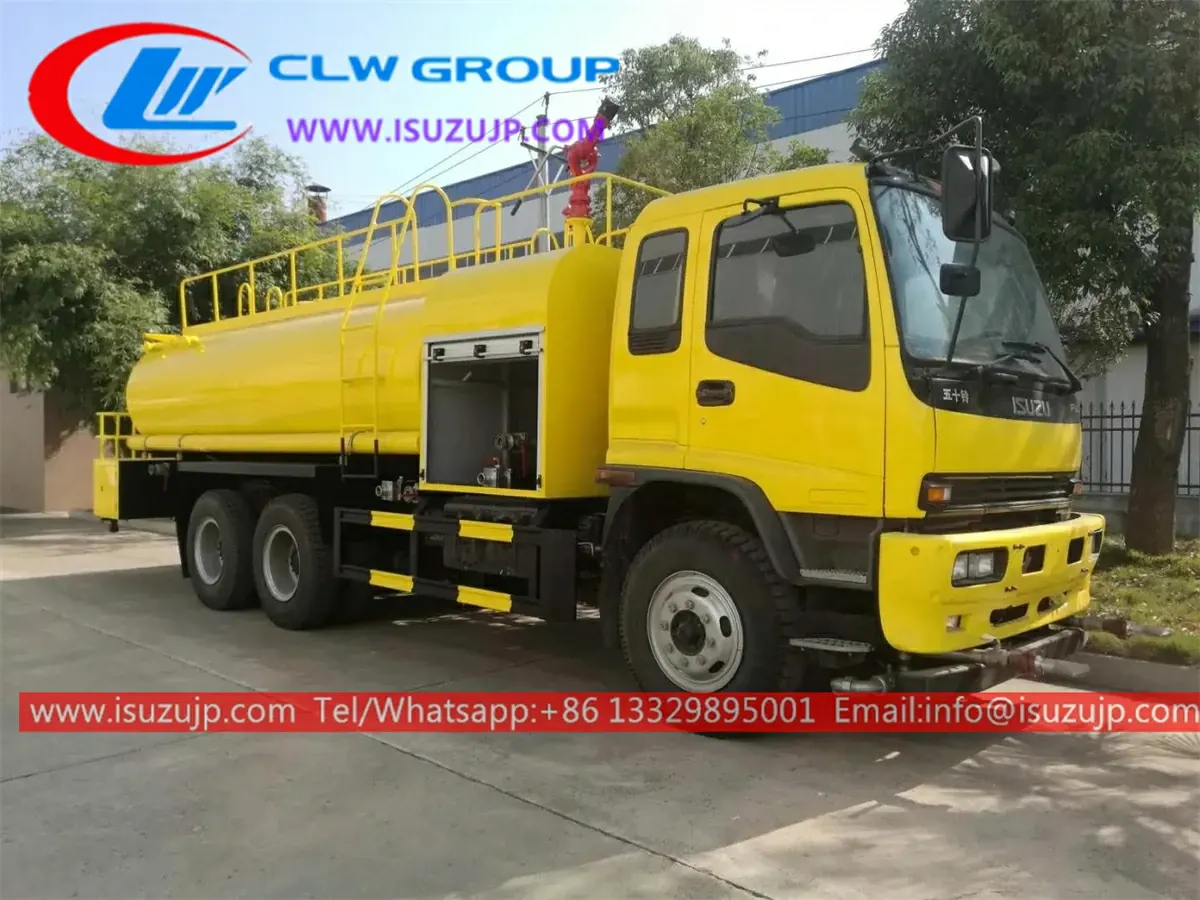 ISUZU FVZ 4000 gallon fire fighter truck