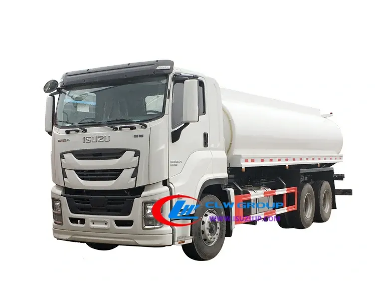 10 wheel ISUZU GIGA 5000 gallon water tanker with pump