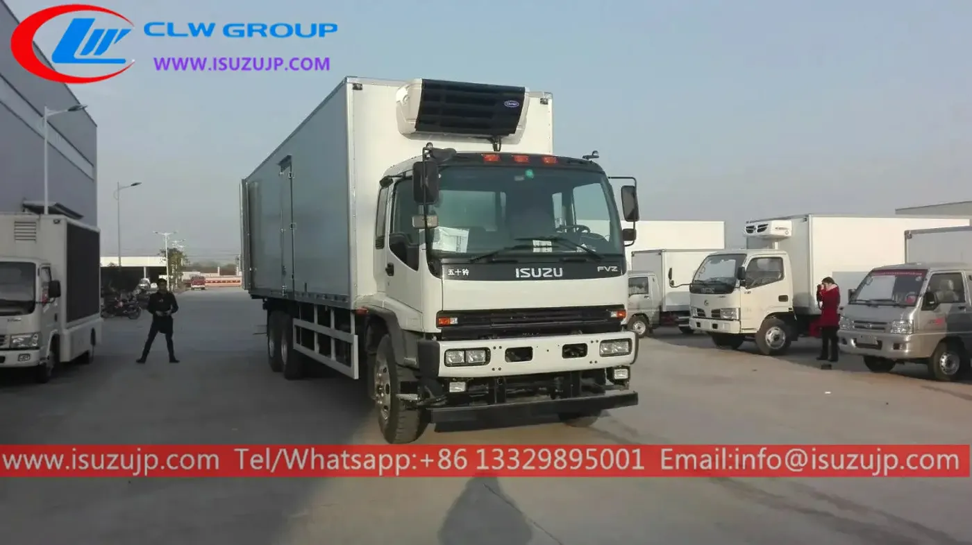 6×4 ISUZU FVZ 20 ton Vegetable food freezing and cooling truck