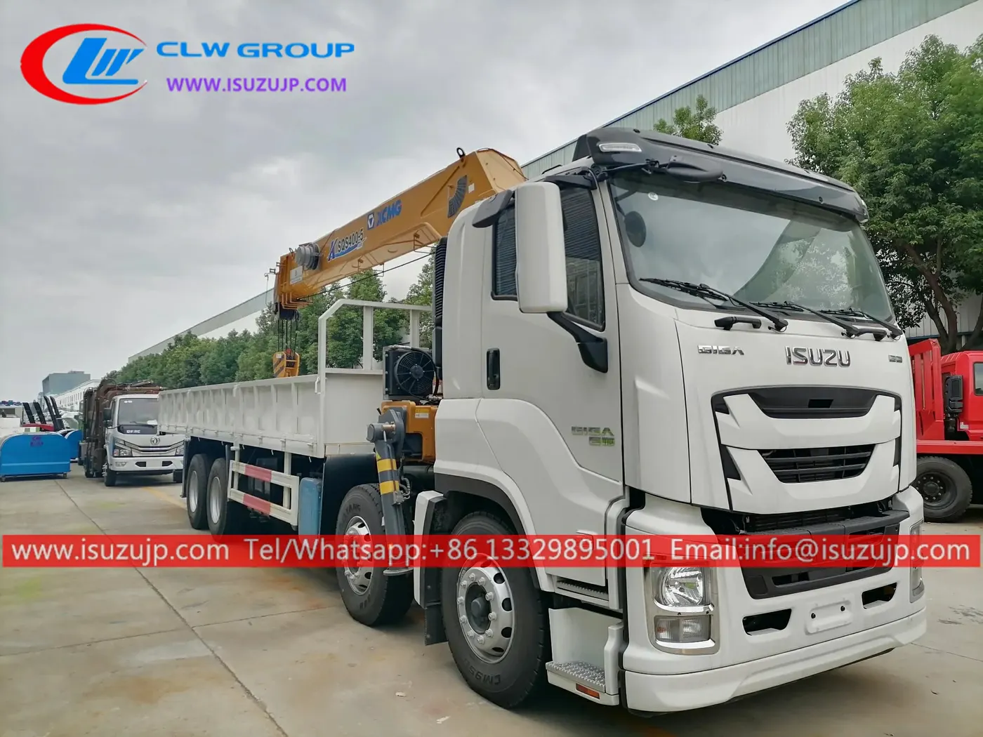 8×4 ISUZU GIGA mobile telescopic XCMG truck crane 20 ton