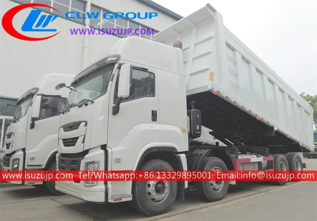 12 wheel Isuzu Giga 40T tipper lorry for sale