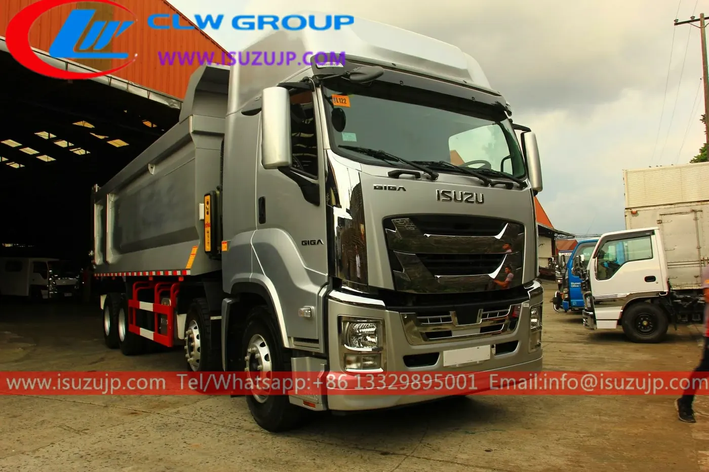 460HP Isuzu GIGA VC61 8×4 biggest dump gravel truck