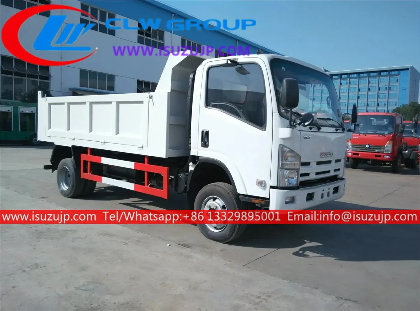 4WD ISUZU ELF Off road 8 ton mining dump truck