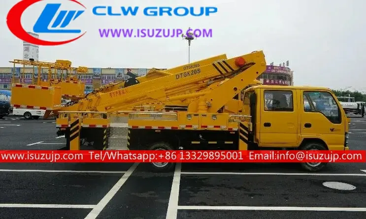 4X4 ISUZU NKR 18m all terrain cherry picker