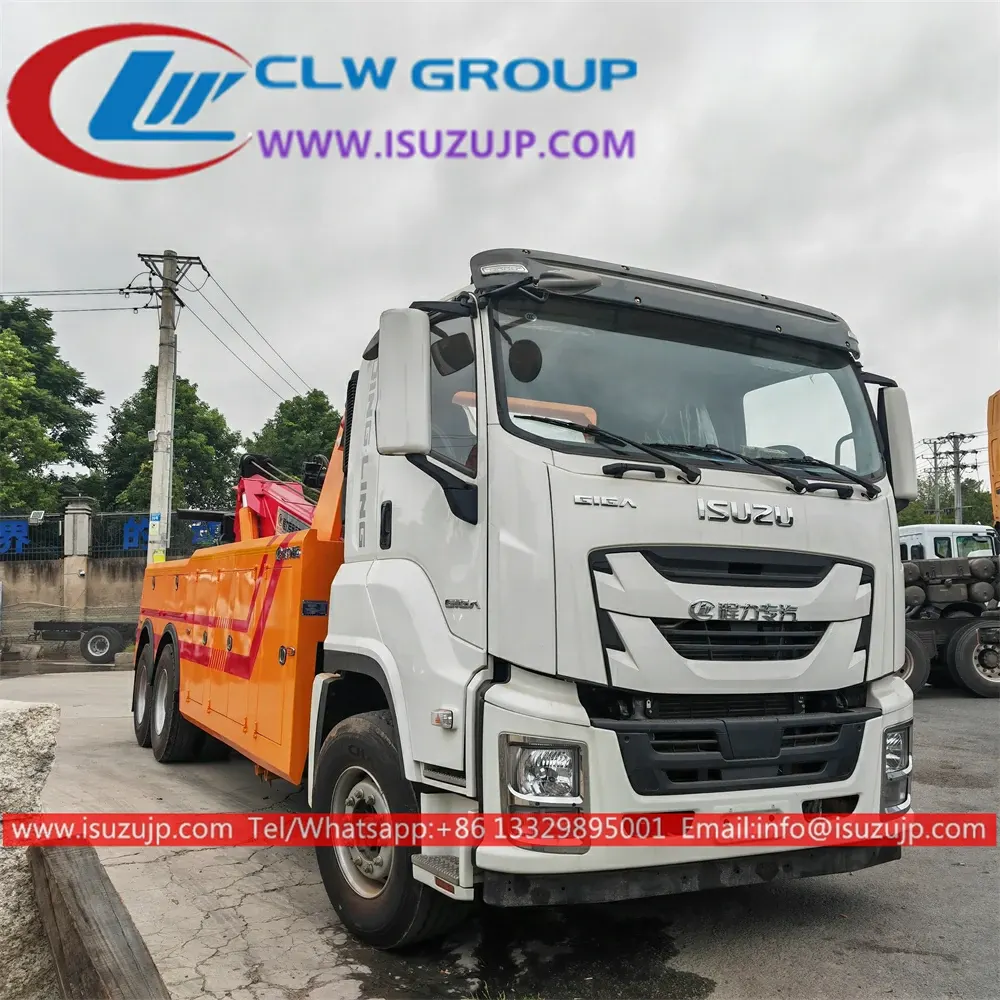 8×4 ISUZU GIGA 30 ton Rollback Tow Recovery Wrecker Truck