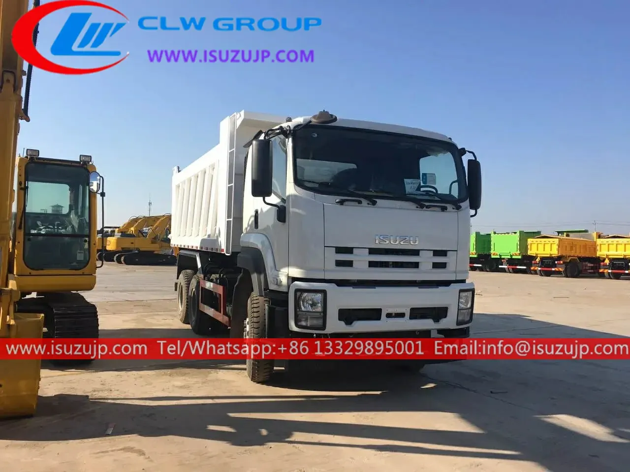 8×4 ISUZU GIGA 30 ton dump tipper truck