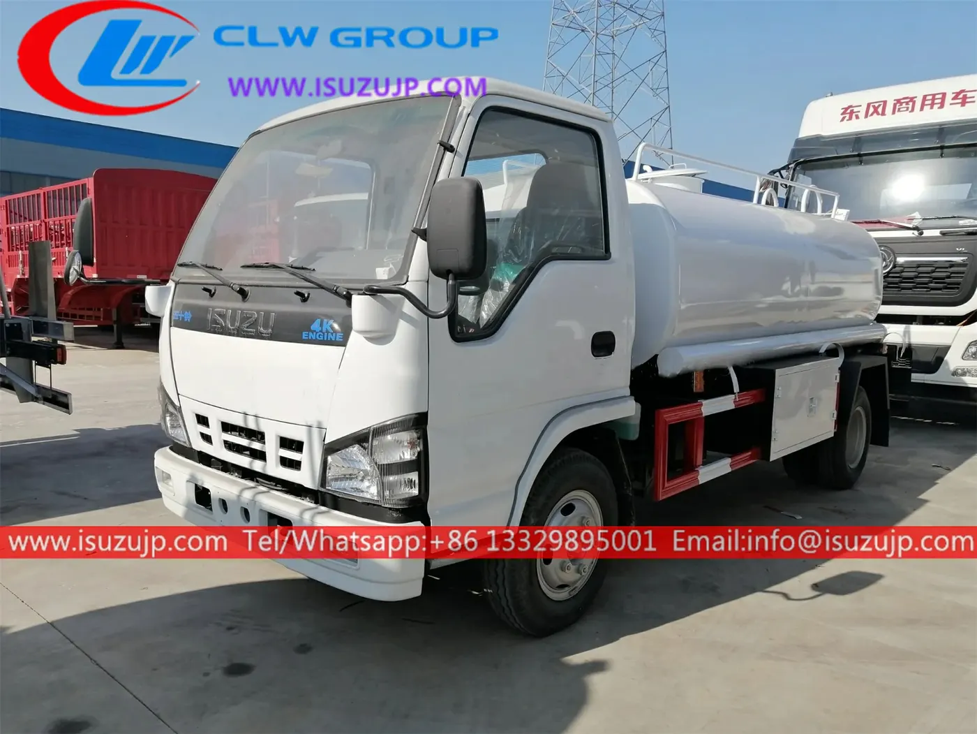ISUZU 1000 gallon mobile refueling truck