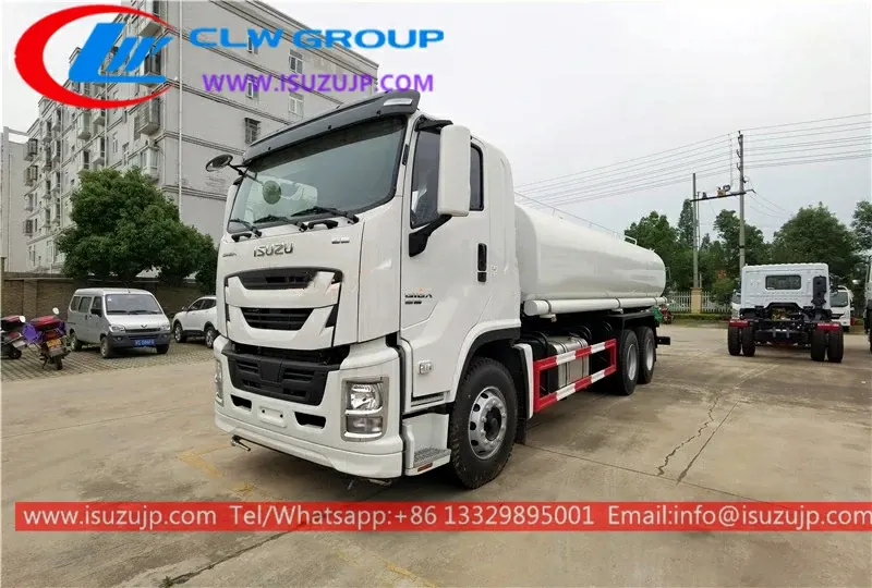 ISUZU 20cbm tri axle water hauler truck