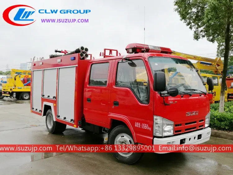 ISUZU NHR 2500liters mini fire truck for sale