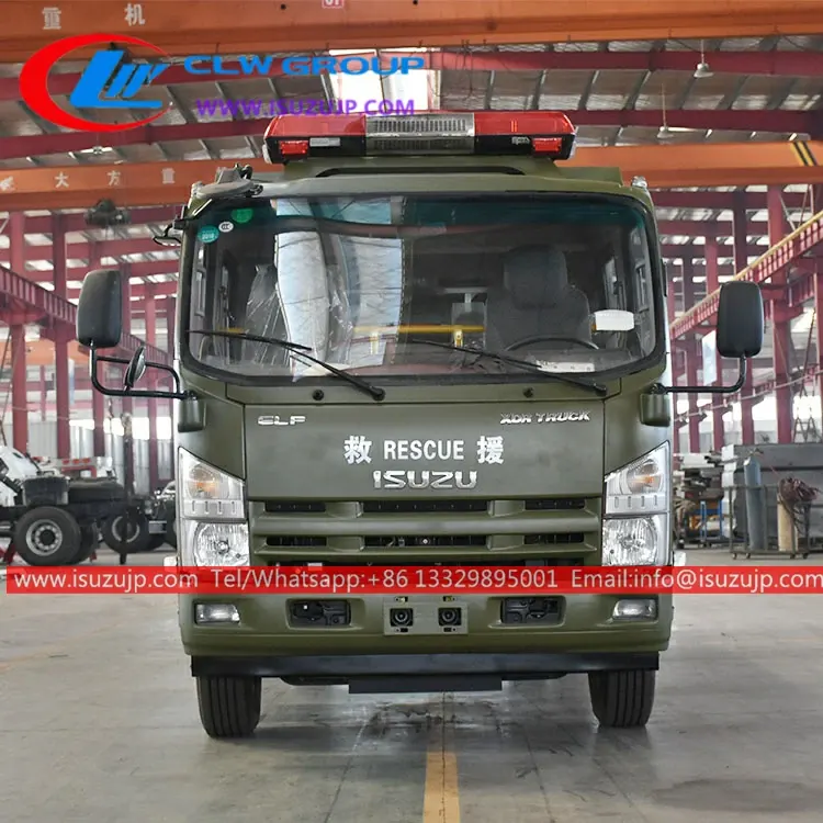 ISUZU NMR 3500L firetrucks sale in Madagascar
