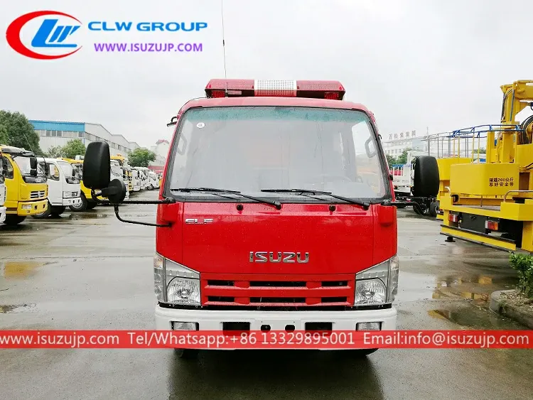 ISUZU NHR 2500liters mini fire truck for sale