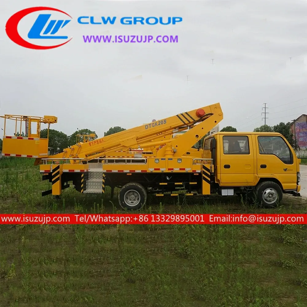ISUZU 4k-Engine 20m man lifter truck