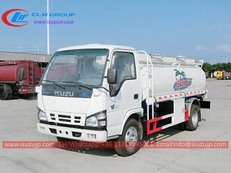 ISUZU NKR 6000liters fuel tank truck
