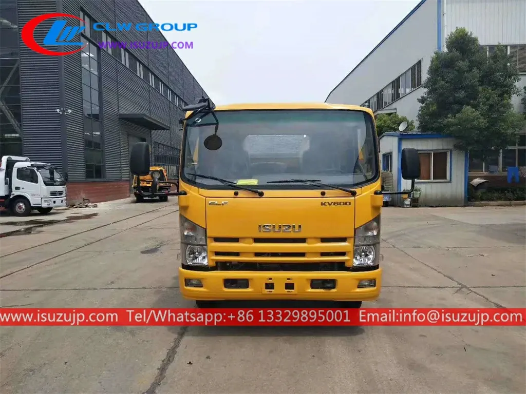 ISUZU KV600 4 ton full landed type recovery wrecker tow truck