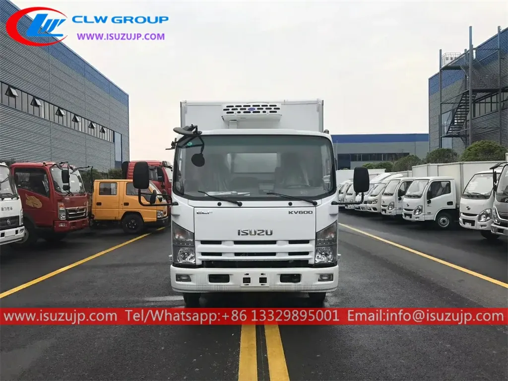 ISUZU KV600 5t meat transport refrigerated truck for sale