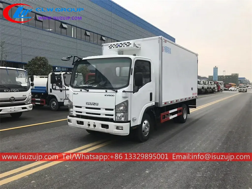 ISUZU KV600 5t meat transport refrigerated truck for sale