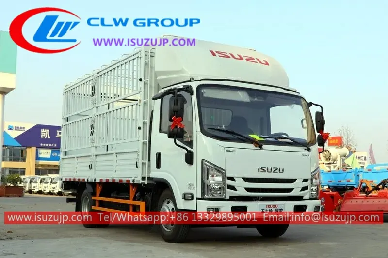 Isuzu EC7 5 ton stake bed truck