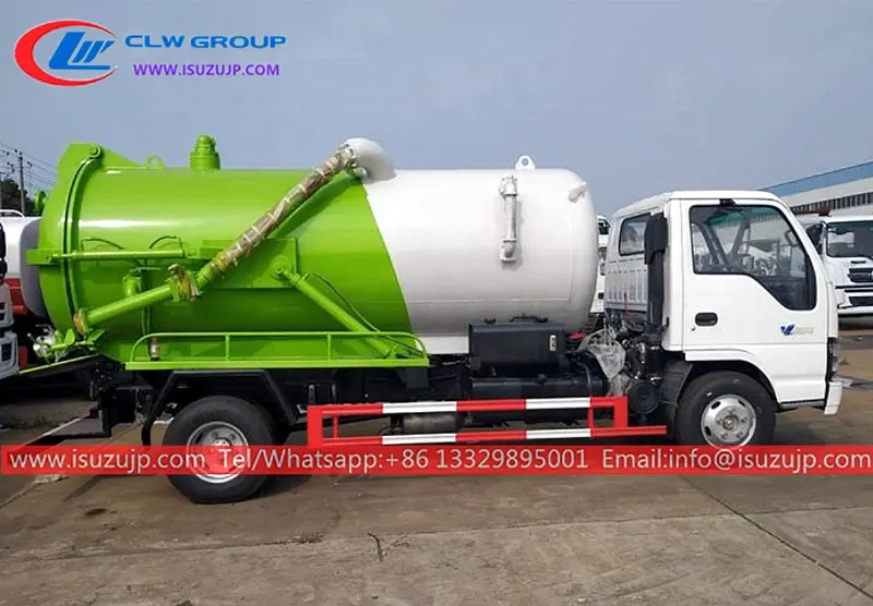 ISUZU NPR 8000L sewage tanker truck