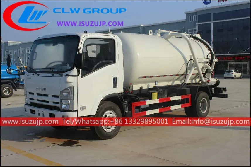ISUZU ELF 10000liters sewer vacuum truck