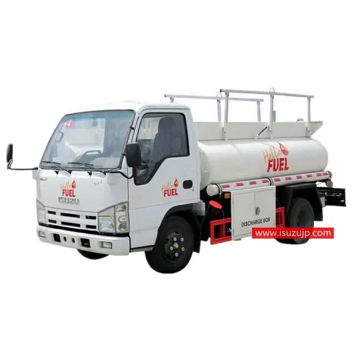 ISUZU ELF 3000kg small oil tanker truck for sale