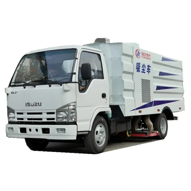 ISUZU ELF 4m3 dust suction truck