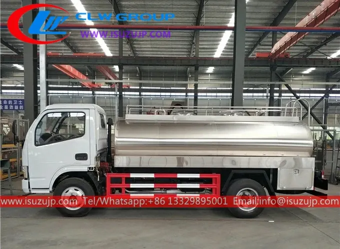 ISUZU ELF 5000liters milk tank truck