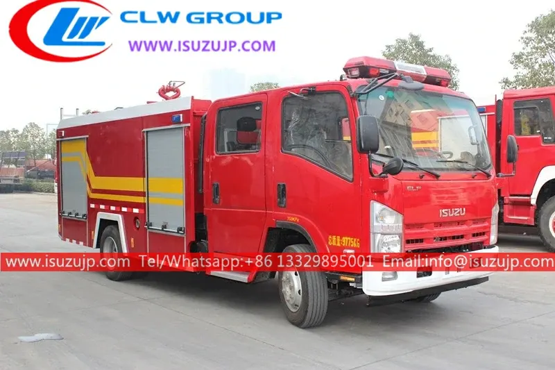 ISUZU ELF 5000liters fire brigade truck